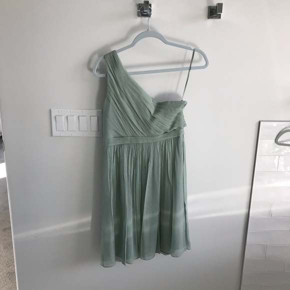 Brand new J Crew shoulder dress sage green - Picture 4 of 8